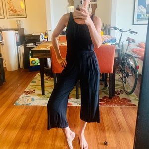 Tommy Bahama Black cotton sleeveless romper